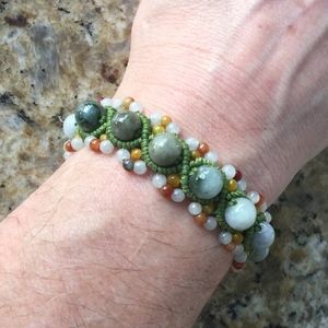 Jade Woven Bracelet